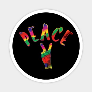 Peace Sign in Rainbow Colors Magnet